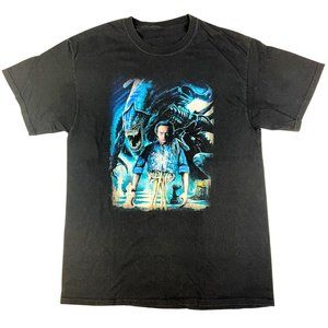 VTG Alien Movie T Shirt Sz M Black Xenomorph Aliens Bishop Android HR Giger 1992